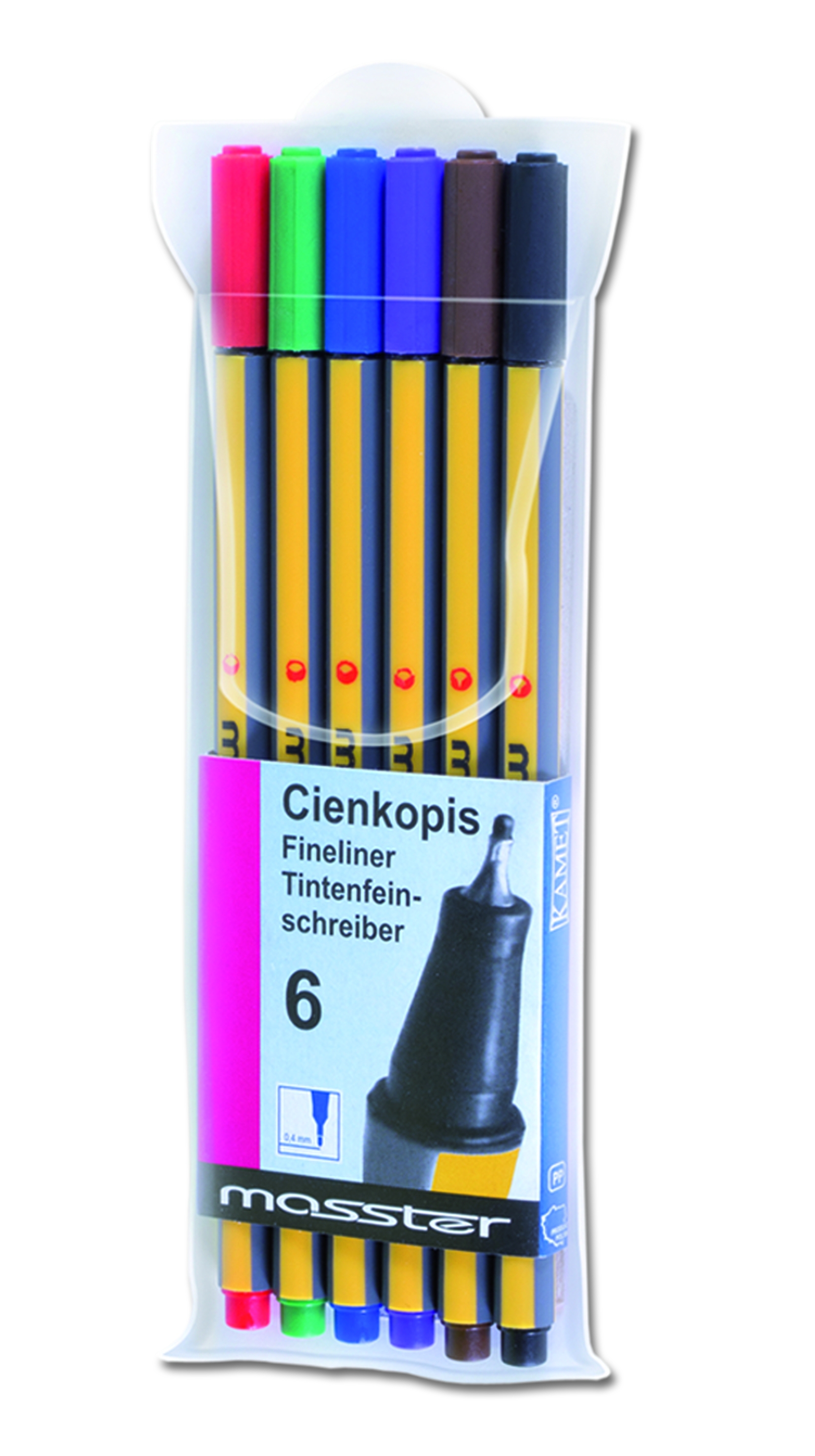 Cienkopis Kamet Masster 6kol